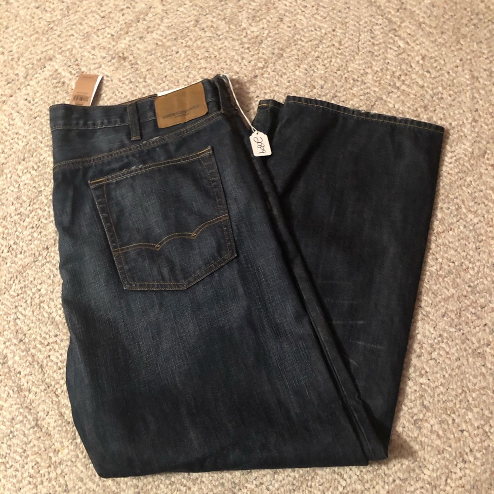 American Eagle New Tags Loose Jeans 42 x 32 2809